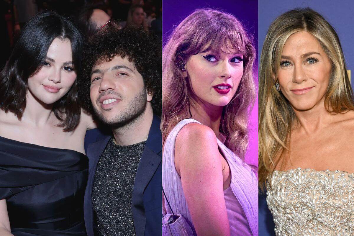 Las celebridades reaccionan al compromiso de Selena Gomez y Benny Blanco:  Taylor Swift, Jennifer Aniston y más