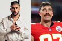 Se revelan las primeras imágenes de Travis Kelce y Bad Bunny en el primer avance de 'Happy Gilmore 2'