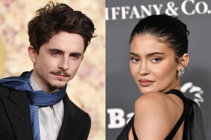 Kylie Jenner y Timothée Chalamet se besaron apasionadamente en los Golden Globes 2025