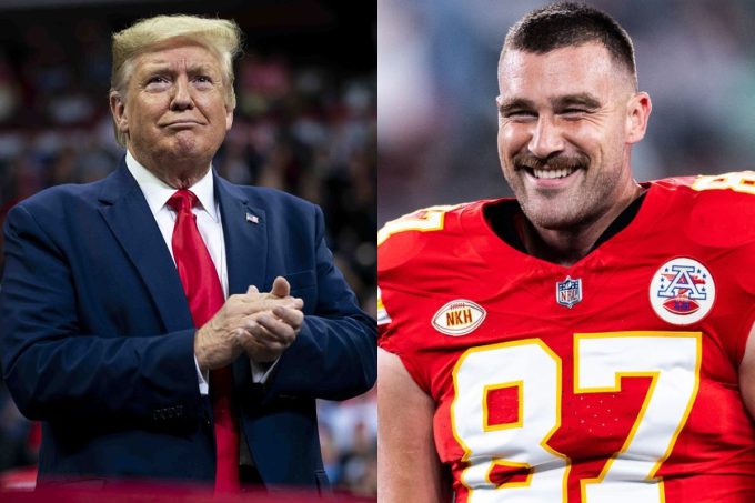 Travis Kelce suscita criticas tras "elogiar" a Donald Trump